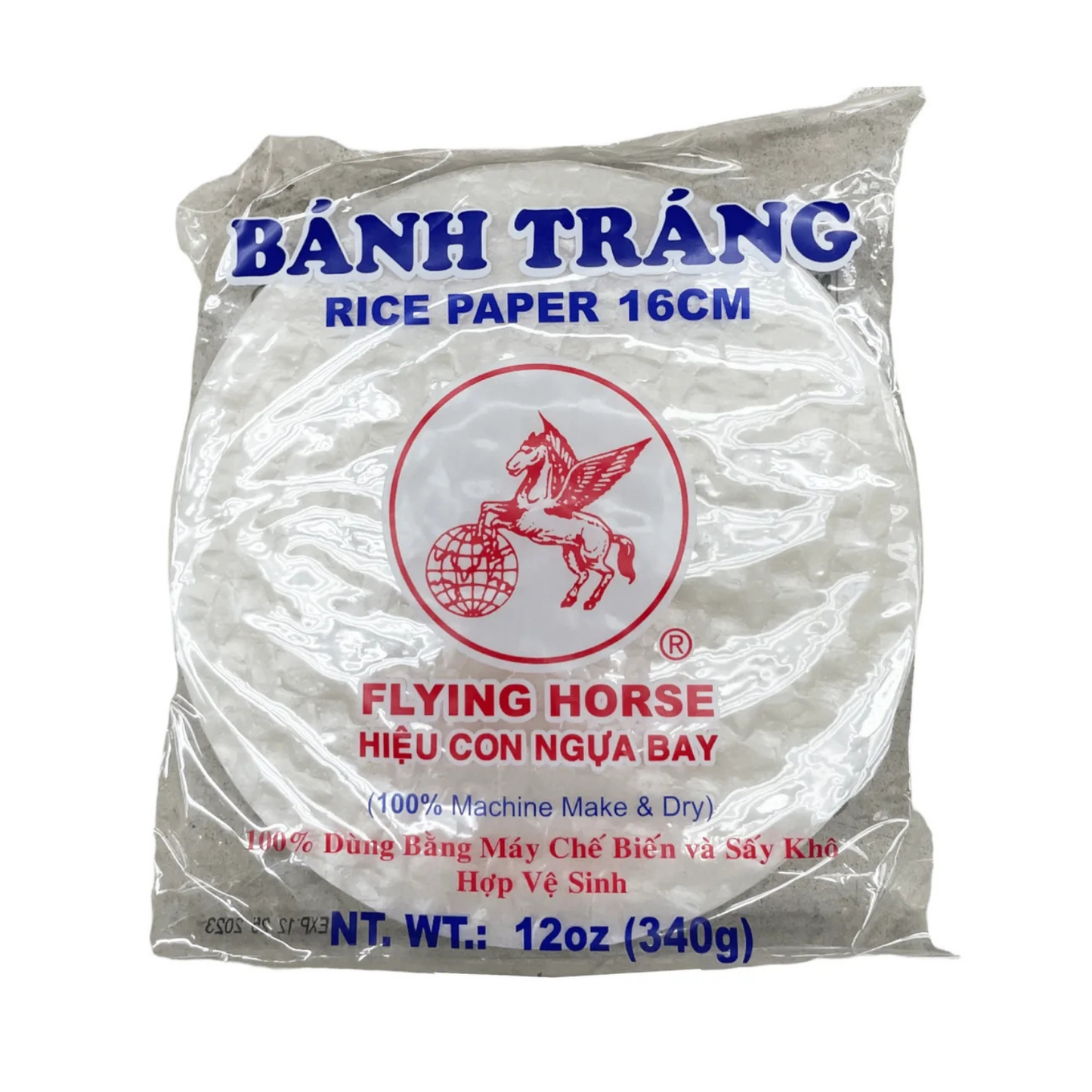 Flying Horse Circle Rice Paper 16 cm