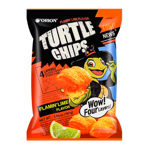 Orion Turtle Chips Flamin' Lime