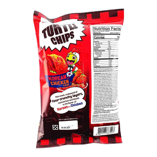 Orion Turtle Chips Korean Chicken Sweet & Spicy