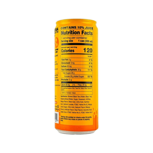 Jayone Mango Popping Bubble Tea 10.8 Oz