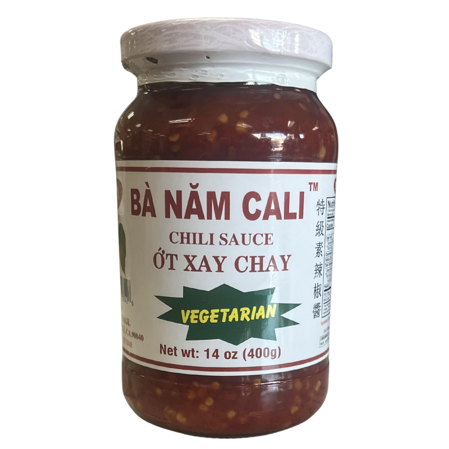 Ba Nam Cali Chili Sauce Vegetarian 14 oz