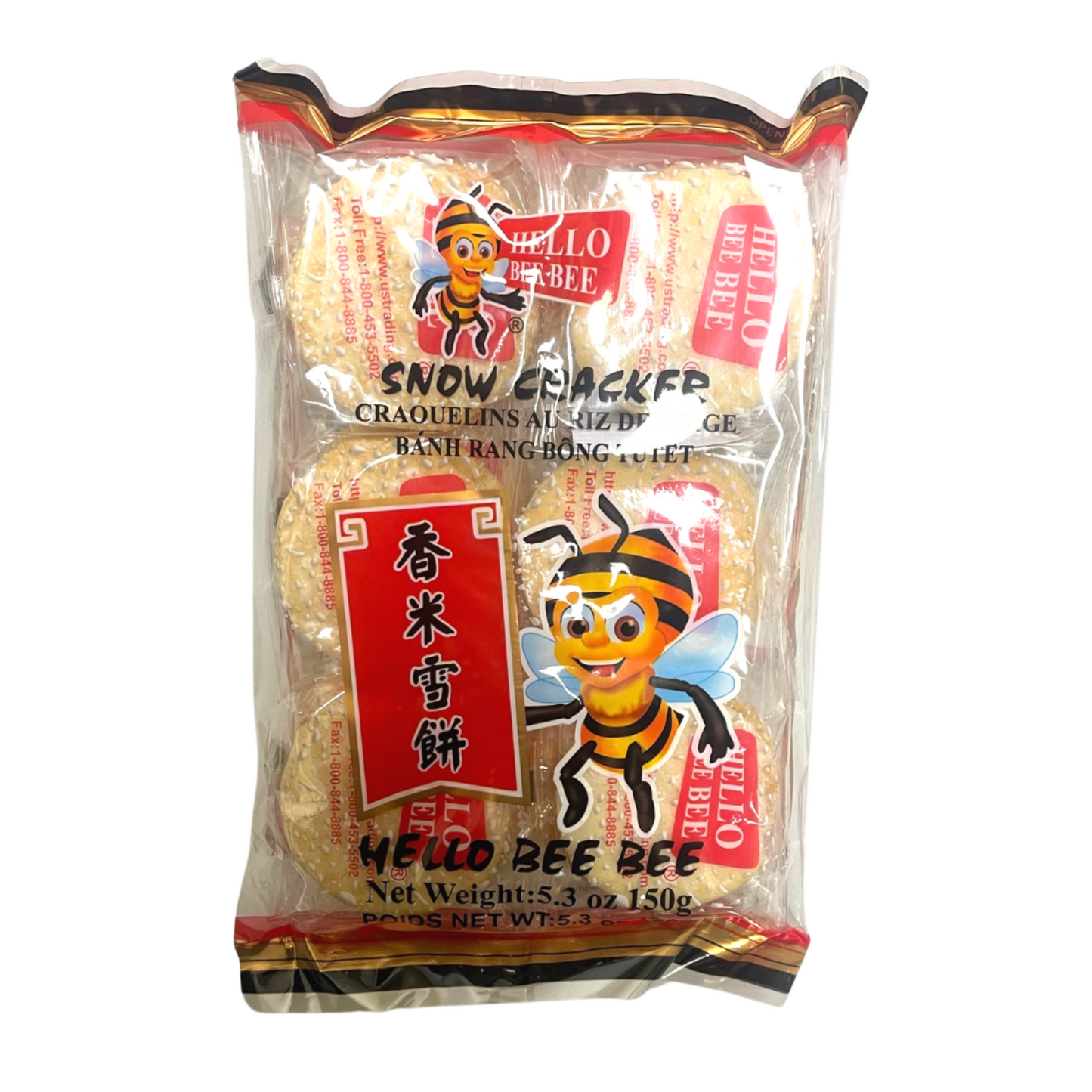 Hello Bee Bee Snow Crackers