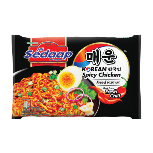 Mi Sedaap Instant Noodles Korean Spicy Chicken