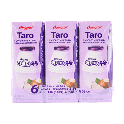 Binggrae Taro Milk Drink 6 Pack