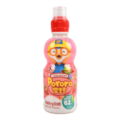 Pororo Strawberry Drink Less Sugar 7.95 oz