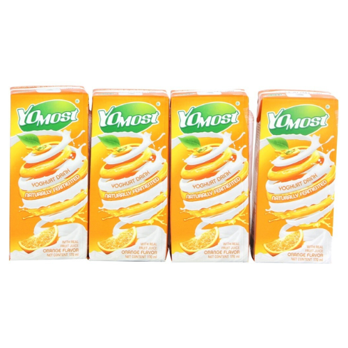 YoMost Orange Flavored Yogurt Drink 4 Pack