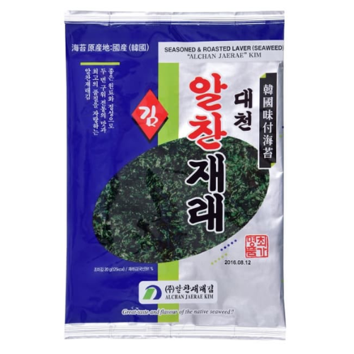 Alchan Jaerae Full Seaweed Sheets 4 Packs