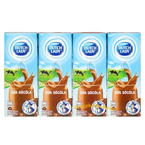 Dutch Lady Nutritious Chocolate Milk 4 Pack