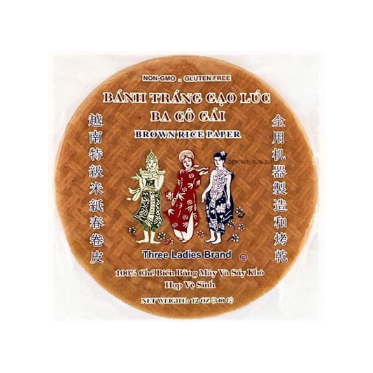 Three Ladies Brown Rice Paper 22 cm