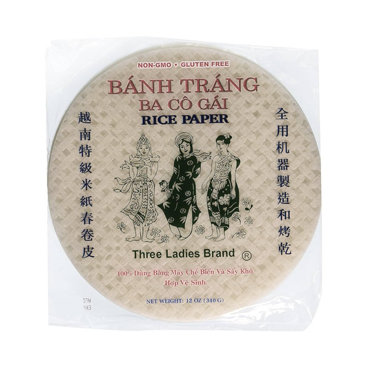 Three Ladies Circle Rice Paper 22 cm