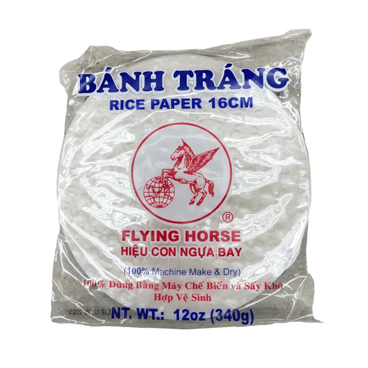 Flying Horse Circle Rice Paper 16 cm