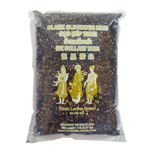 Three Ladies Black Glutinous Rice 5 lbs