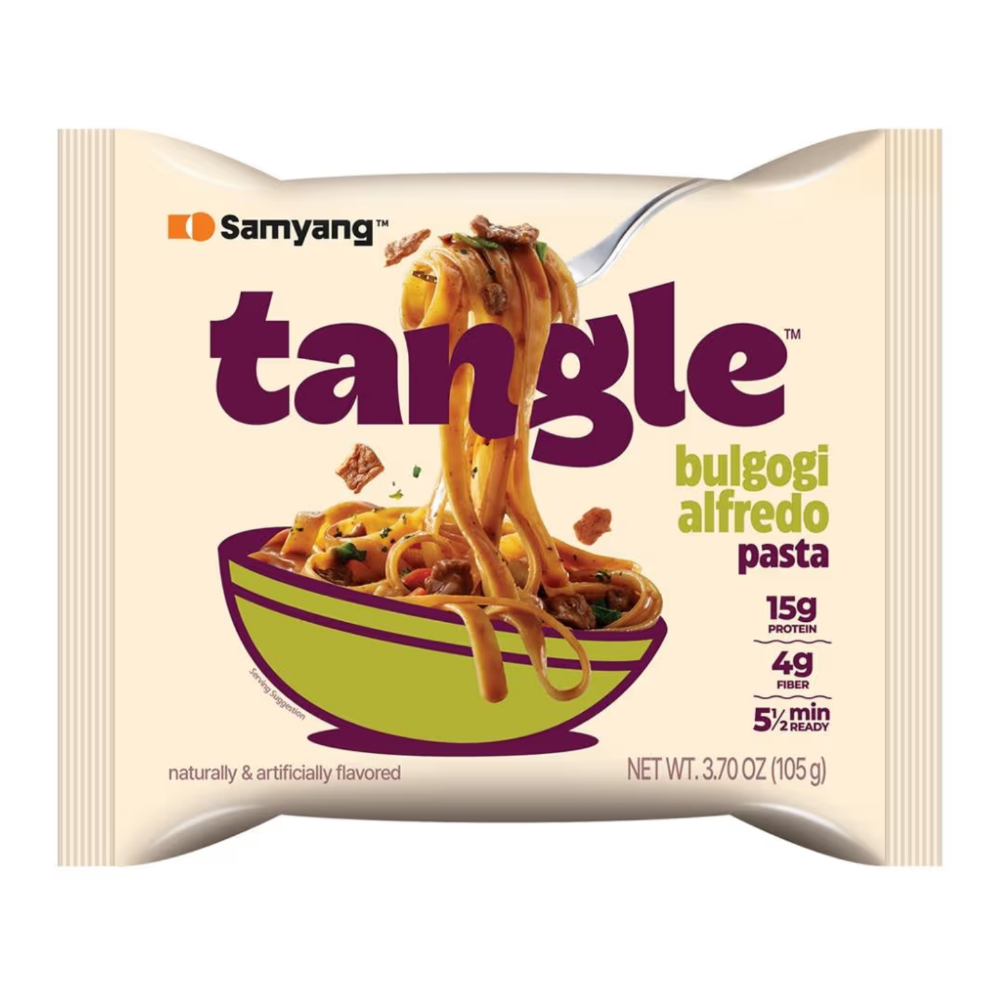 Samyang Tangle Bulgogi Alfredo Pasta