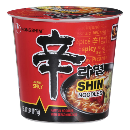 Nongshim Spicy Shin Bowl Noodle Soup