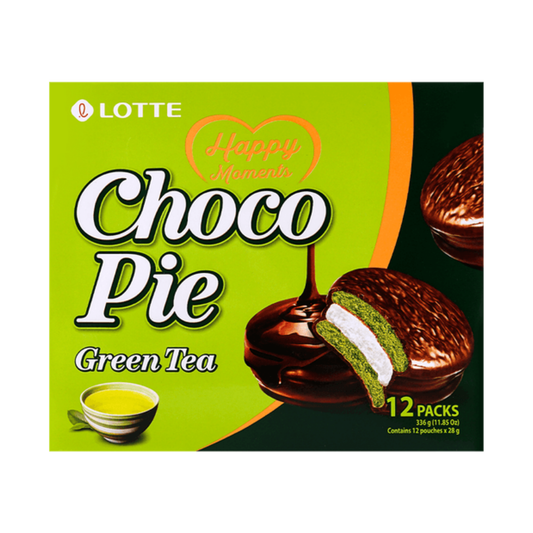 Lotte Green Tea Choco Pie