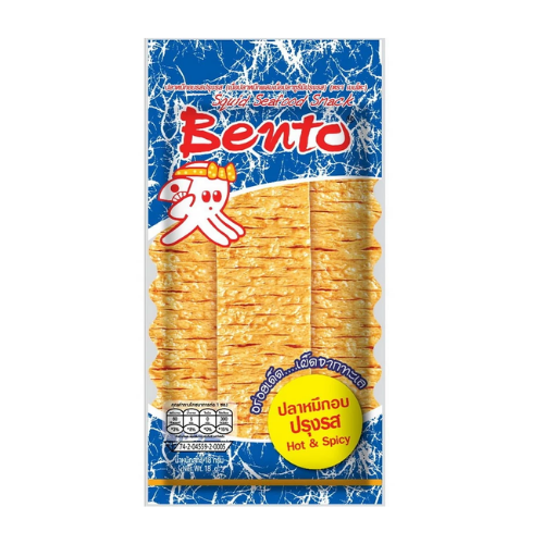 Bento Squid Seafood Snack Hot & Spicy Flavor