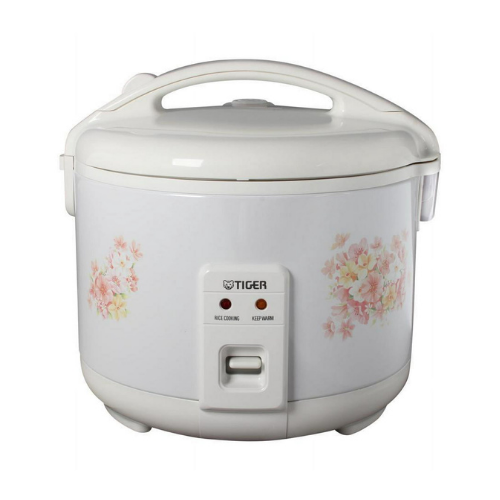 Tiger Rice Cooker/Warmer JNP-1500 Floral White 8 Cups