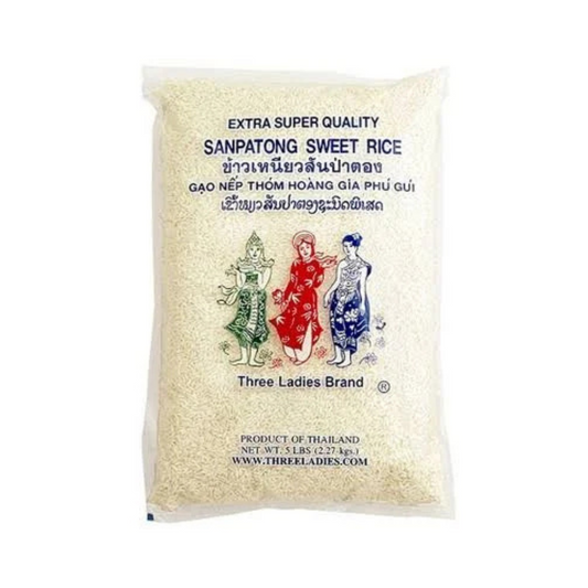 Three Ladies Sanpatong Sweet Rice 5 lbs