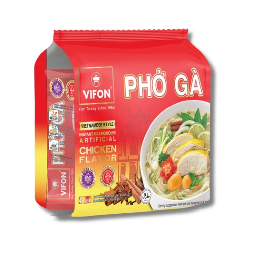 VIFON Phở Gà Instant Chicken Noodle 4 Pack
