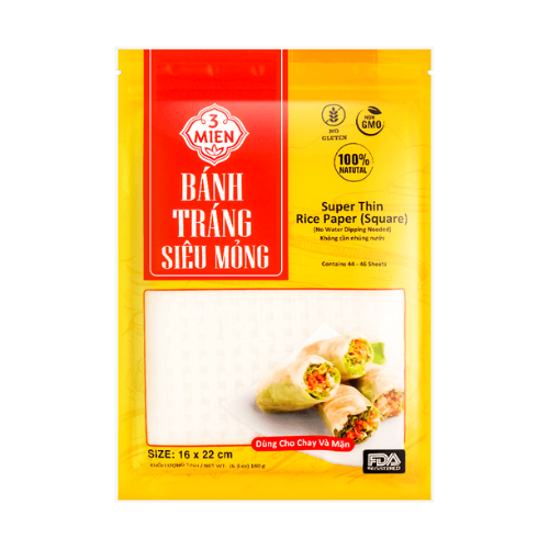 3 MIEN Super Thin Rice Paper 6.3 Oz