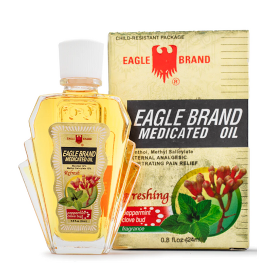 Eagle Brand Medicated Oil Peppermint Clove Bud 24 ml