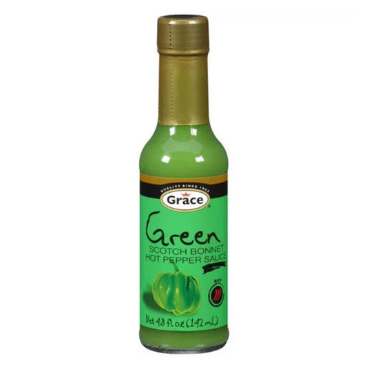 Grace Green Scotch Bonnet Hot Pepper Sauce 4.8 oz