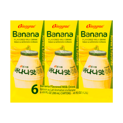 Binggrae Banana Milk Drink 6 Pack
