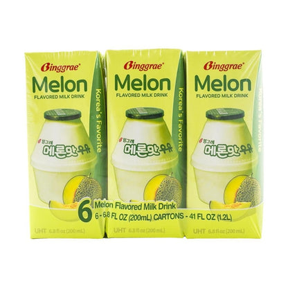 Binggrae Melon Milk Drink 6 Pack